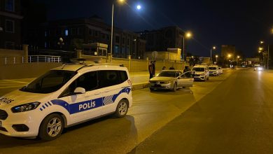 Adıyaman Valiliği önünde polisleri harekete geçiren otomobil