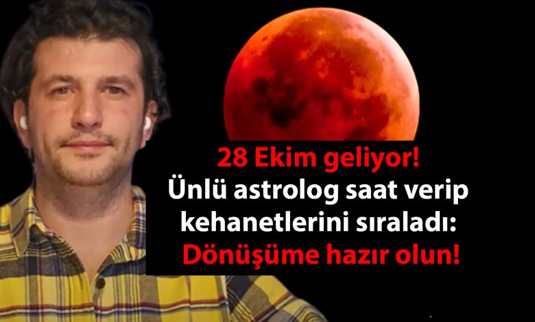 28 Ekim geliyor! Ünlü astrolog Dinçer Güner saat verip kehanetlerini sıraladı: Dönüşüme hazır olun!