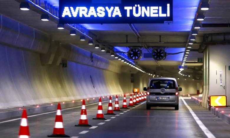 Avrasya Tüneli geçici olarak trafiğe kapatıldı