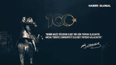 "Benim naçiz vücudum elbet bir gün toprak olacaktır, ancak Türkiye Cumhuriyeti ilelebet payidar kalacaktır"