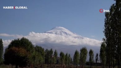 Iğdır’da yüksek kesimler yeniden beyaza büründü