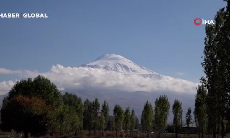 Iğdır’da yüksek kesimler yeniden beyaza büründü