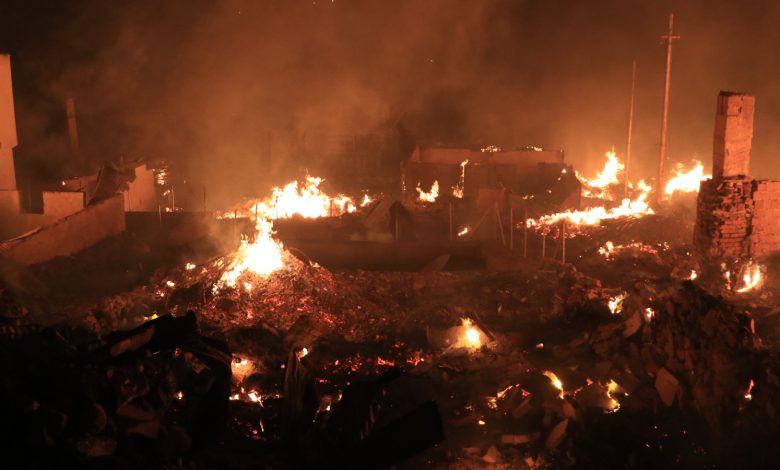 Kastamonu'da bir köy evinde başlayan yangın, 43 eve sıçradı