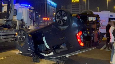 Kontrolden çıkan araç, arıza yapan araca çarptı: 1 yaralı