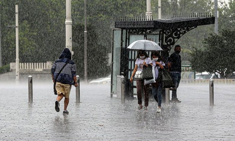 Meteoroloji'den 5 il için sağanak yağış uyarısı