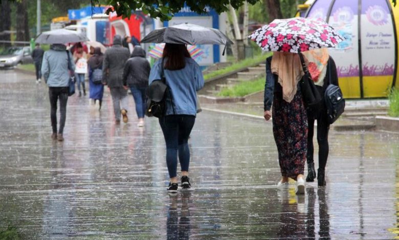 Pastırma sıcakları gidiyor, soğuk hava ve sağanak geliyor