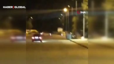 Trafiğe açık yolda drift atan araca 20 bin lira ceza