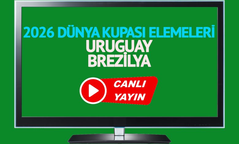 Uruguay Brezilya maçı canlı yayınlanacak mı? Uruguay Brezilya maçı canlı izle!