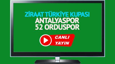 CANLI MAÇ İZLE! Antalyaspor 52 Orduspor Ziraat Türkiye Kupası maçı canlı izle