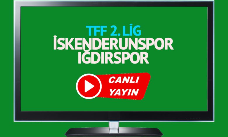 CANLI MAÇ İZLE! İskenderunspor Iğdırspor TFF 2. Lig maçı canlı izle