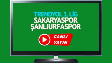 CANLI MAÇ İZLE! Sakaryaspor Şanlıurfaspor Trendyol 1. Lig maçı canlı izle