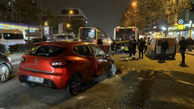 Esenyurt'ta kaza: İETT otobüsünün arkadan çarptığı otomobilin sürücüsü öldü