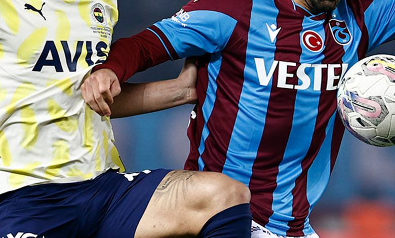 Süper Lig'de dev maç: Fenerbahçe'nin konuğu Trabzonspor