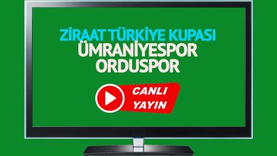 Ümraniyespor Orduspor maçı canlı yayınlanacak mı? Ümraniyespor Orduspor maçı canlı izle!