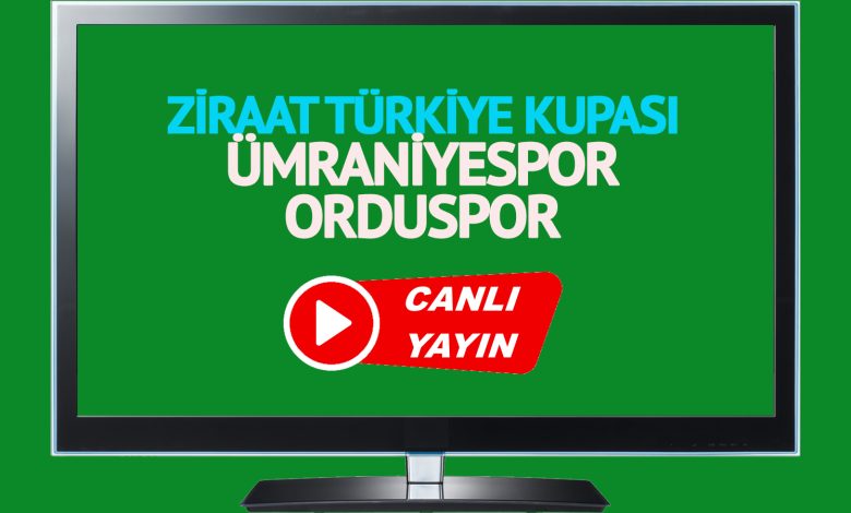 Ümraniyespor Orduspor maçı canlı yayınlanacak mı? Ümraniyespor Orduspor maçı canlı izle!