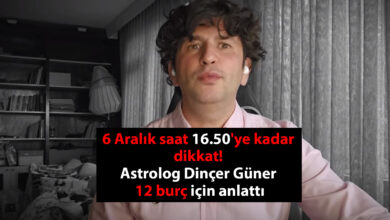 6 Aralık saat 16.50'ye kadar dikkat! Astrolog Dinçer Güner 12 burç için anlattı