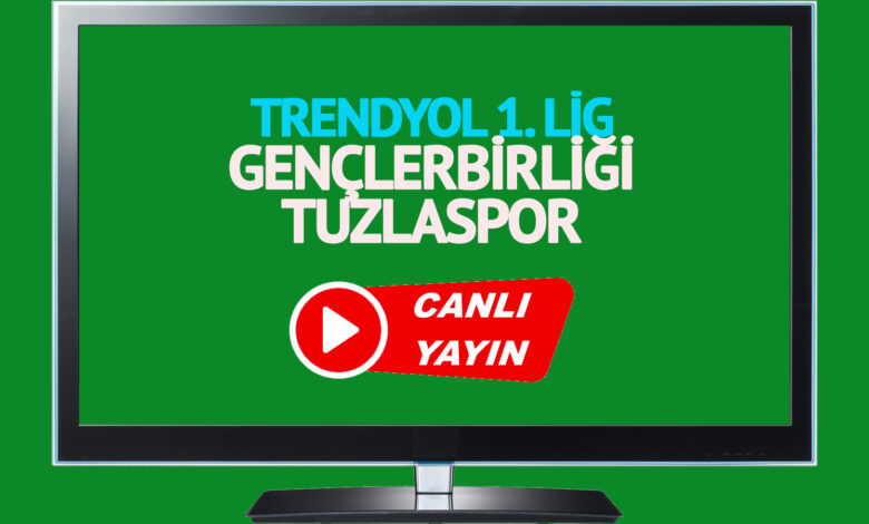 CANLI İZLE! Gençlerbirliği Tuzlaspor maçı TRT Spor şifresiz canlı maç izle