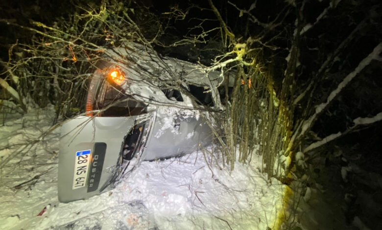 Cip, karda uçuruma yuvarlandı: 1 kişi hayatını kaybetti, 3 kişi yaralandı