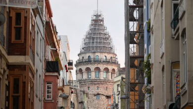 Galata Kulesi'nin külahındaki restorasyon, göçmen kuşlar İstanbul'a dönmeden tamamlanacak