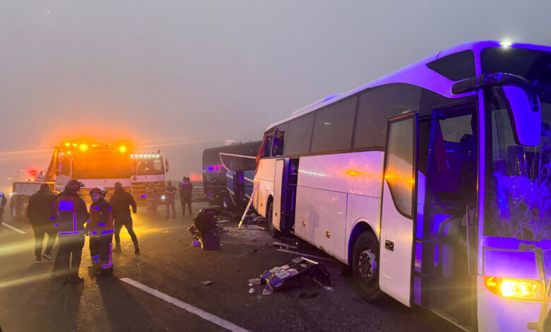 Kuzey Marmara Otoyolu'nda katliam gibi kaza: 10 ölü, 54 yaralı