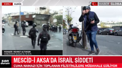 Mescid'i Aksa'da yine İsrail şiddeti