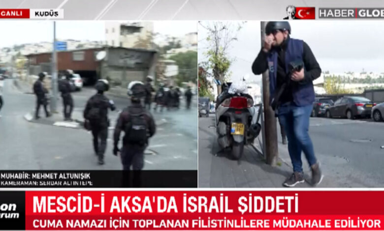 Mescid'i Aksa'da yine İsrail şiddeti