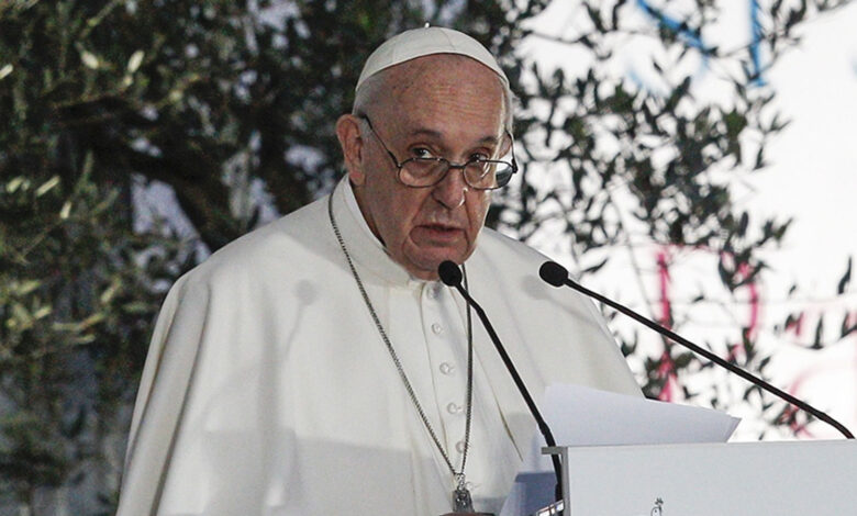 Papa Franciscus: İsrail ve Filistin'de durum ciddi, ateşkesin bozulması üzüntü verici