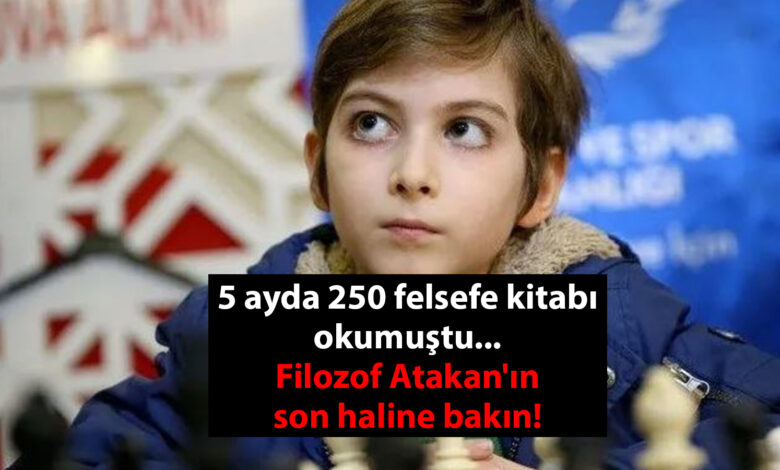 5 ayda 250 felsefe kitabı okumuştu... Filozof Atakan'ın son haline bakın!