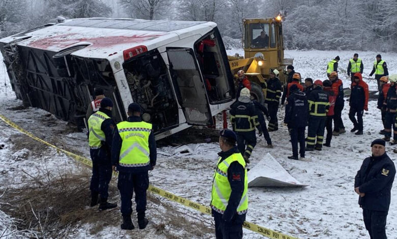 6 kişi hayatını kaybetmiş, 33 kişi yaralanmıştı.. Feci kazada otobüs şoförüne tutuklama