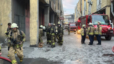 Bayrampaşa'daki sanayi sitesinde yangın