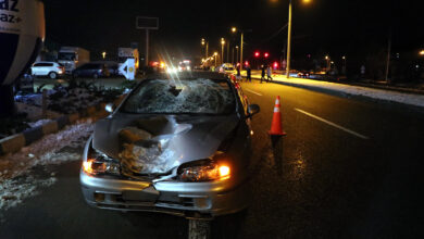 Bolu'da feci kaza! İki otomobilin çarptığı yaya öldü