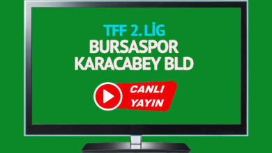 CANLI MAÇ İZLE! Bursaspor Karacabey Bld TFF 2. Lig maçı Filbox canlı izle