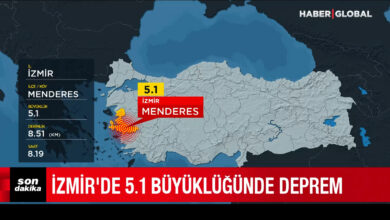 Ege'de 5,1 büyüklüğünde deprem