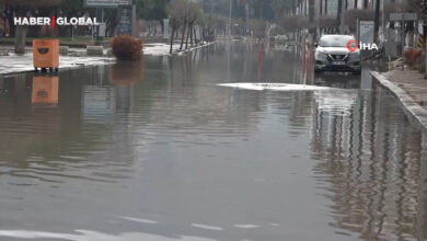 İskenderun'da tekrardan her yer sular altında kaldı!