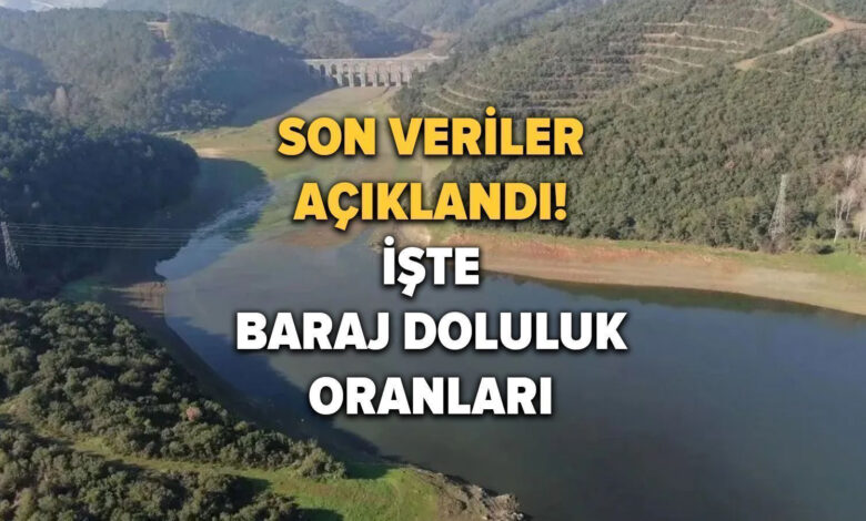 İstanbul baraj doluluk oranı son dakika: İşte 11 Ocak 2024 'İSKİ baraj doluluk oranları'