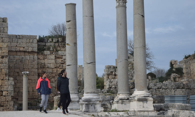 Perge Antik Kenti’nin ziyaretçi sayısında artış