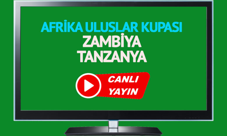 Zambiya Tanzanya canlı maç izle