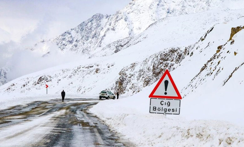 Meteoroloji'den kar yağışı ve çığ uyarısı