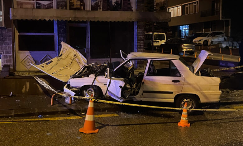 Ankara'da feci kaza: 1 ölü, 2 yaralı