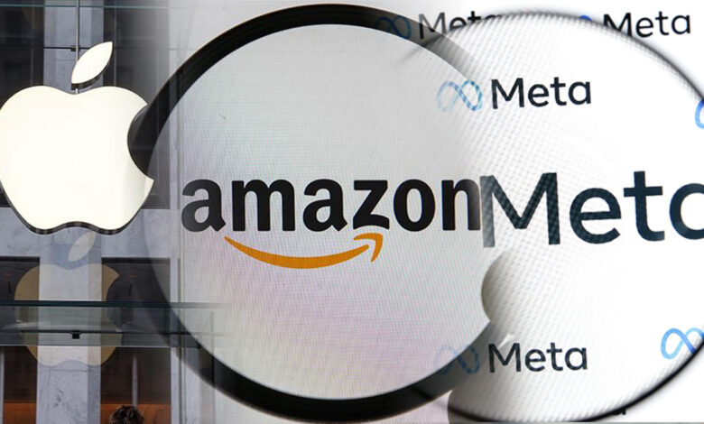 Apple, Amazon ve Meta'nın gelirlerinde artış 