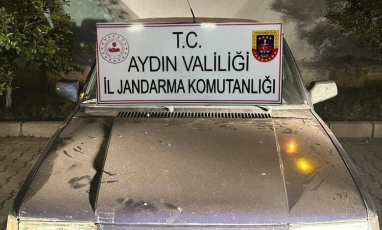 Aydın'da çalınan otomobil, İzmir'de bulundu