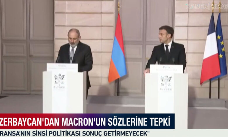 Azerbaycan'dan Macron'un sözlerine yanıt