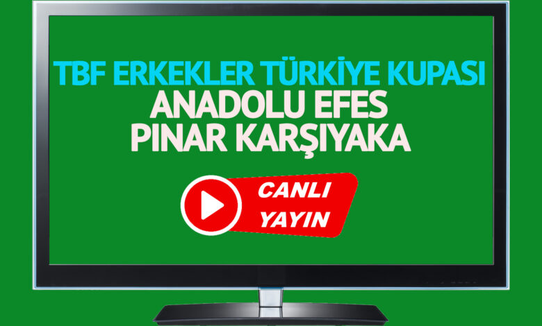 CANLI İZLE! Anadolu Efes Pınar Karşıyaka maçı TRT Spor şifresiz canlı maç izle!