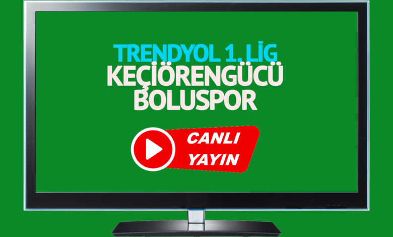 CANLI İZLE! Keçiörengücü Boluspor maçı TRT Avaz şifresiz canlı maç izle