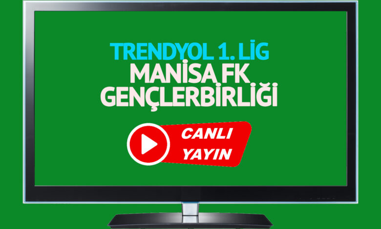 CANLI İZLE! Manisa FK Gençlerbirliği maçı TRT Spor şifresiz canlı maç izle!