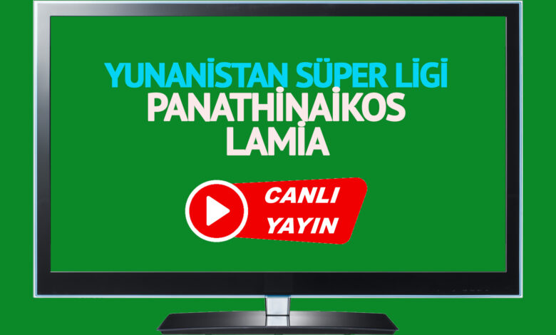 CANLI İZLE! Panathinaikos Lamia maçı TV 8,5 şifresiz canlı maç izle!