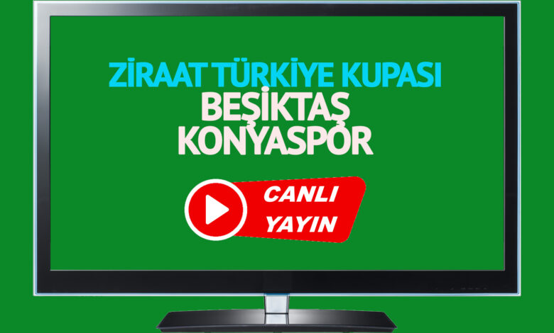 CANLI YAYIN! Beşiktaş - Konyaspor maçı ATV şifresiz canlı maç izle!