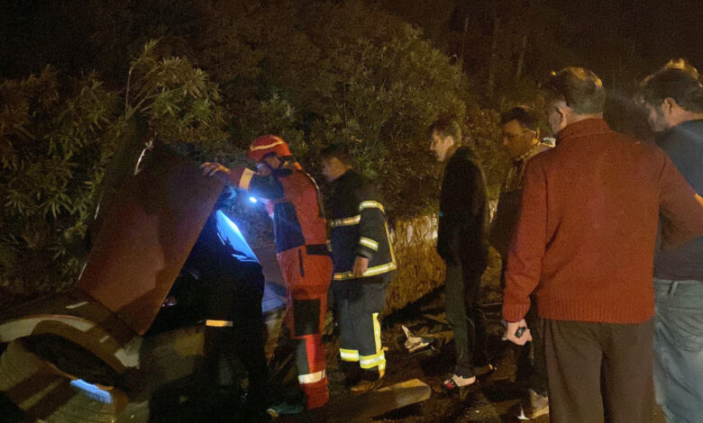 Marmaris'te büyük mucize! Bu otomobilin içinden burnu bile kanamadan çıktı 