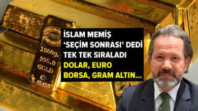 '31 Mart sonrası...' diyen İslam Memiş tek bir cümlede tahminini sıraladı: Dolar, euro, borsa, gram altın...