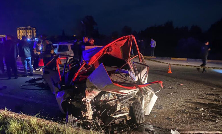 Antalya'da feci kaza: 3 ölü